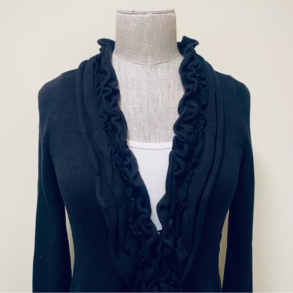 INC Ruffled Cardigan - Picture 3 of 6